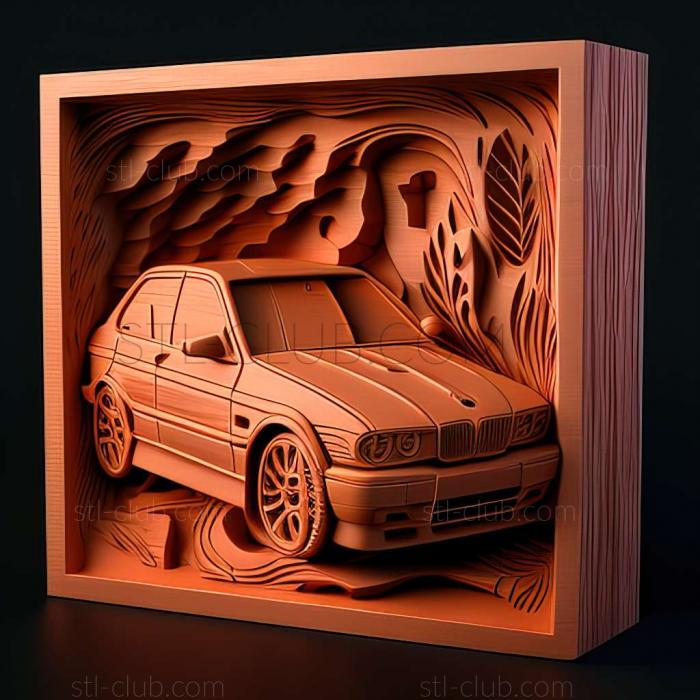 3D мадэль BMW E46 (STL)